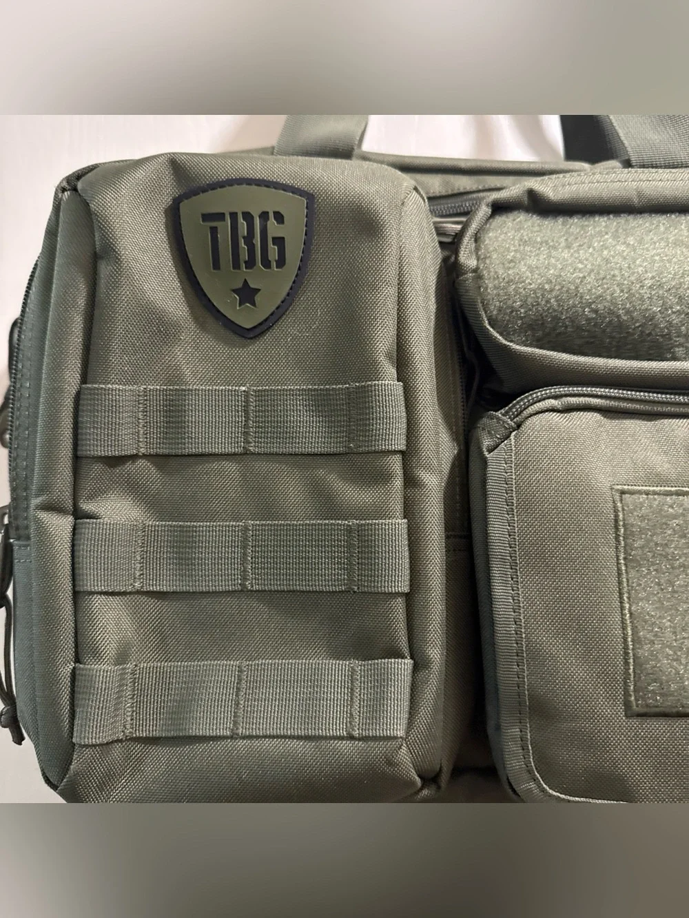 New Army Green Tactical DiaperBag for Men with changing pad